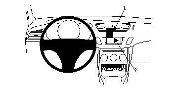 ProClip Monteringsbøyle Citroen C3/Citroen DS3 10-15 i gruppen Billyd / Hva passer i min bil / Citroën / C3 hos BRL Electronics (240CITC310PROCL)