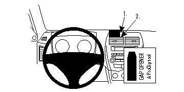 ProClip Monteringsbøyle Citroen C4 Aircross 13-15 i gruppen Billyd / Hva passer i min bil / Citroën / C4 hos BRL Electronics (240CITC4A13PROC)