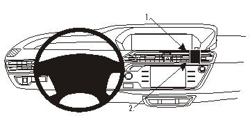 ProClip Monteringsbøyle Citroen C4 Picasso II 13-15 i gruppen Billyd / Hva passer i min bil / Citroën / C4 hos BRL Electronics (240CITC4PII13PRO)