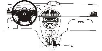 ProClip Monteringsbøyle Citroen C5 01-05 i gruppen Billyd / Hva passer i min bil / Citroën / C5 hos BRL Electronics (240CITC501PROCL)