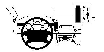 ProClip Monteringsbøyle Citroen C5 III 08-15 i gruppen Billyd / Hva passer i min bil / Citroën / C5 hos BRL Electronics (240CITC5IIIPROC)