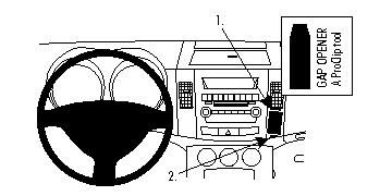 ProClip Monteringsbøyle Citroen C-Crosser 07-13 i gruppen Billyd / Hva passer i min bil / Citroën / C-Crosser hos BRL (240CITCCR07PROC)