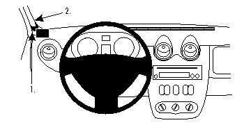 ProClip Monteringsbøyle Dacia Duster 10-13/Logan 09-13 i gruppen Billyd / Hva passer i min bil / Dacia / Dacia Sandero / Dacia Sandero 2008-2012 hos BRL Electronics (240DACDUS10PROC)