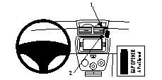 ProClip Monteringsbøyle Daihatsu Materia 07-13 i gruppen Billyd / Hva passer i min bil / Daihatsu hos BRL Electronics (240DAIMAT07PROC)