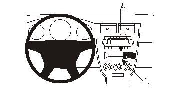 ProClip Monteringsbøyle Dodge Caliber 07-09 i gruppen Billyd / Hva passer i min bil / Dodge hos BRL (240DODCAL07PROC)