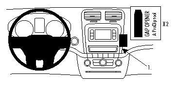 ProClip Monteringsbøyle Dodge Journey/Fiat Freemont 11-15 i gruppen Billyd / Hva passer i min bil / Dodge hos BRL (240DODJOU11PROC)