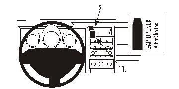ProClip Monteringsbøyle Dodge Nitro 07-12 i gruppen Billyd / Hva passer i min bil / Dodge hos BRL (240DODNIT07PROC)