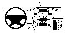 ProClip Monteringsbøyle Dodge Ram Pick Up 06-08 i gruppen Billyd / Hva passer i min bil / Dodge hos BRL (240DODRAMP06PROC)