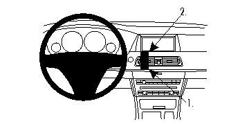 ProClips Monteringsbøyle BMW F07 10-15 i gruppen Billyd / Hva passer i min bil / BMW / BMW 5-serie / BMW F07/F10/F11/F18 2010-2017 / Øvrig F07/F10/F11/F18 2010-2017 hos BRL Electronics (240F07PROCLIP)