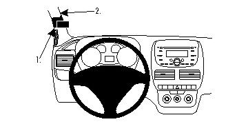 ProClip Monteringsbøyle Fiat Doblo 10-14 i gruppen Billyd / Hva passer i min bil  / Fiat / Doblo / Doblo 2010-2022 hos BRL Electronics (240FIADOB10PROC)