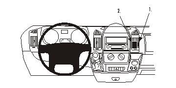 ProClip Monteringsbøyle Fiat Ducato 07-15 i gruppen Billyd / Hva passer i min bil / Fiat / Ducato hos BRL Electronics (240FIADUC07PROC)
