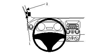 ProClip Monteringsbøyle Fiat Fiorino 08-15 i gruppen Billyd / Hva passer i min bil / Fiat / Qubo 2008- hos BRL Electronics (240FIAFIO08PROC)