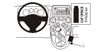 ProClip Monteringsbøyle Fiat Panda 04-07 i gruppen Billyd / Hva passer i min bil / Fiat / Panda hos BRL Electronics (240FIAPAN04PROC)