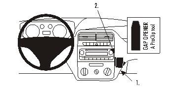 ProClip Monteringsbøyle Fiat Punto Grande 06-13 i gruppen Billyd / Hva passer i min bil / Fiat / Grande Punto hos BRL Electronics (240FIAPUN06PROC)