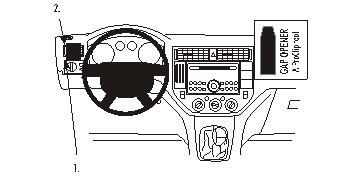 ProClip Monteringsbøyle Ford C-Max 04-10/Ford Kuga 08-12 i gruppen Billyd / Hva passer i min bil / Ford / Kuga / Kuga 2008-2012 hos BRL Electronics (240FORCMA04PROC)