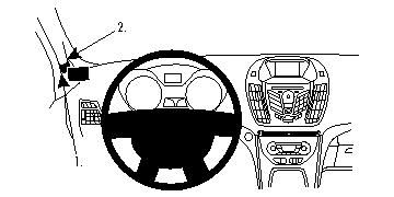 ProClip Monteringsbøyle Ford C-Max/Grand C-Max 11-15/Kuga 13-15 i gruppen Billyd / Hva passer i min bil  / Ford / Kuga / Kuga 2008-2012 hos BRL Electronics (240FORCMA11PROC)