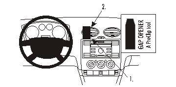 ProClip Monteringsbøyle Ford Focus 05-10 i gruppen Billyd / Hva passer i min bil / Ford / Focus / Focus 2007-2011 hos BRL Electronics (240FORDFOC05PROC)