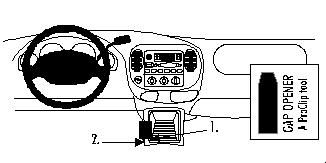 ProClip Monteringsbøyle Ford Expedition 97-99 i gruppen Billyd / Hva passer i min bil / Ford / Expedition / Expedition 1997-2002 hos BRL Electronics (240FOREXP97PROC)