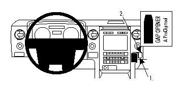 ProClip Monteringsbøyle Ford F-Series 150 09-14 i gruppen Billyd / Hva passer i min bil / Ford / F150 / F150 2004-2008 hos BRL Electronics (240FORF15009PROC)