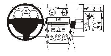 ProClip Monteringsbøyle Ford Fusion 06-12 i gruppen Billyd / Hva passer i min bil / Ford / Fusion / Fusion 2002-2008 hos BRL (240FORFUS06PROC)
