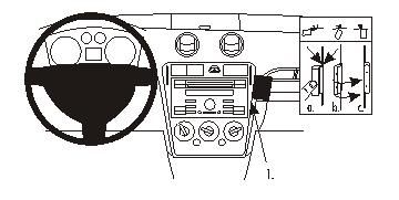 ProClip Monteringsbøyle Ford Fusion 06-12 i gruppen Billyd / Hva passer i min bil  / Ford / Fusion / Fusion 2002-2008 hos BRL Electronics (240FORFUS06PROC)