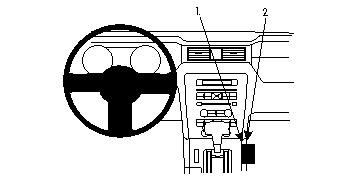ProClip Monteringsbøyle Ford Mustang 10-14 i gruppen Billyd / Hva passer i min bil / Ford / Mustang / Mustang 2005- hos BRL Electronics (240FORMUS10PROC)
