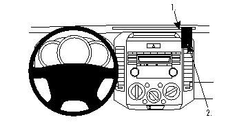ProClip Monteringsbøyle Ford Ranger 07-12/Mazda BT 50 07-12 i gruppen Billyd / Hva passer i min bil / Mazda / Mazda BT50 / Mazda BT50 2007-2012 hos BRL Electronics (240FORRAN07PROC)
