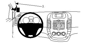 ProClip Monteringsbøyle Ford Ranger 12-15 i gruppen Billyd / Hva passer i min bil  / Ford / Ranger / Ranger 2006-2009 hos BRL Electronics (240FORRAN12PROC)