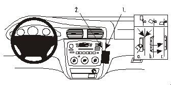 ProClip Monteringsbøyle Ford Taurus 00-07 i gruppen Billyd / Hva passer i min bil  / Ford / Taurus / Taurus 1986-1995 hos BRL Electronics (240FORTAUR00PROC)
