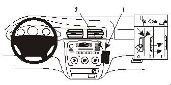 ProClip Monteringsbøyle Ford Taurus 00-07 i gruppen Billyd / Hva passer i min bil / Ford / Taurus / Taurus 1986-1995 hos BRL Electronics (240FORTAUR00PROC)
