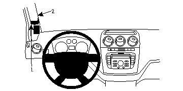 ProClip Monteringsbøyle Ford Transit Connect/Tourneo Connect 10-13 i gruppen Billyd / Hva passer i min bil / Ford / Transit Connect / Transit Connect 2002-2013 hos BRL Electronics (240FORTRAC10PROC)