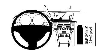 ProClip Monteringsbøyle Honda Accord 09-12 i gruppen Billyd / Hva passer i min bil / Fiat / UNO hos BRL Electronics (240HONACC09PROC)