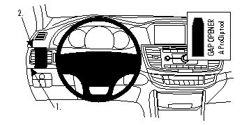 ProClip Monteringsbøyle Honda Accord/Accord Coupé 13-15 i gruppen Billyd / Hva passer i min bil / Fiat / UNO hos BRL Electronics (240HONACC13PROC)