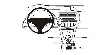 ProClip Monteringsbøyle Honda Civic 06-11 i gruppen Billyd / Hva passer i min bil  / Honda hos BRL Electronics (240HONCIV06PROC)