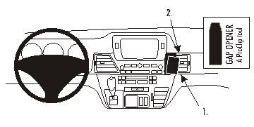 ProClip Monteringsbøyle Honda FR-V 05-11 i gruppen Billyd / Hva passer i min bil / Honda hos BRL Electronics (240HONFRV05PROC)