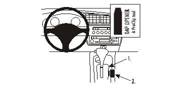 ProClip Monteringsbøyle Honda Insight 01-08 i gruppen Billyd / Hva passer i min bil / Honda hos BRL Electronics (240HONINS01PROC)