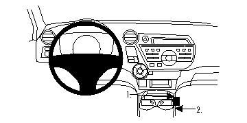 ProClip Monteringsbøyle Honda Insight 09-15 i gruppen Billyd / Hva passer i min bil / Honda hos BRL Electronics (240HONINS09PROC)