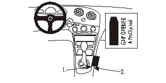 ProClip Monteringsbøyle Hyundai Coupé 97-01 i gruppen Billyd / Hva passer i min bil / Hyundai / Coupe / Coupe 1996-2001 hos BRL Electronics (240HYUCOU97PROC)