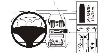 ProClip Monteringsbøyle Hyundai Getz 06-10 i gruppen Billyd / Hva passer i min bil / Hyundai / Getz / Getz 2002-2009 hos BRL Electronics (240HYUGET06PROC)