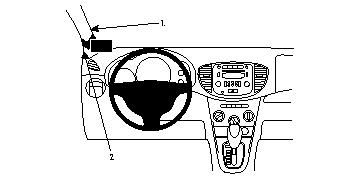 ProClip Monteringsbøyle Hyundai i10 08-13 i gruppen Billyd / Hva passer i min bil  / Hyundai / I10 / i10 2008-2013 hos BRL Electronics (240HYUI1008PROC)