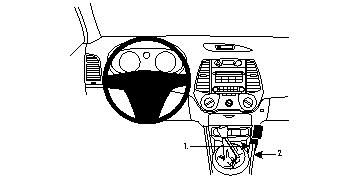 ProClip Monteringsbøyle Hyundai i20 09-14 i gruppen Billyd / Hva passer i min bil / Hyundai / i20 / i20 2009-2014 hos BRL Electronics (240HYUI2009PROC)