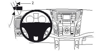 ProClip Monteringsbøyle Hyundai i40 12-15 i gruppen Billyd / Hva passer i min bil / Hyundai / i40 / i40 2011-2019 hos BRL Electronics (240HYUI4012PROC)