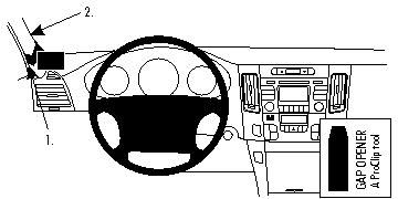 ProClip Monteringsbøyle Hyundai Sonata 09-10 i gruppen Billyd / Hva passer i min bil / Hyundai / Sonata / Sonata 2009- hos BRL Electronics (240HYUSON09PROC)