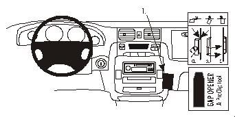 ProClip Monteringsbøyle Hyundai Trajet 00-09 i gruppen Billyd / Hva passer i min bil / Hyundai / Trajet / Trajet 1999-2007 hos BRL Electronics (240HYUTRA00PROC)