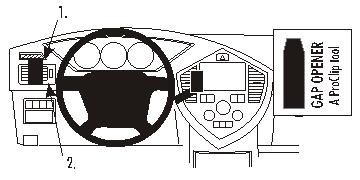 ProClip Monteringsbøyle Kia Carens 03-06 i gruppen Billyd / Hva passer i min bil  / Kia / Carens / Carens 1998- hos BRL Electronics (240KIACAR03PROC)