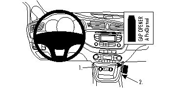 ProClip Monteringsbøyle Kia Ceed 12-15 i gruppen Billyd / Hva passer i min bil  / Kia / Ceed / Ceed 2012-2018 / Övrigt Ceed 2012-2018 hos BRL Electronics (240KIACEE12PROC)