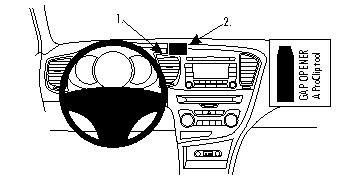 ProClip Monteringsbøyle Kia Optima 11-15 i gruppen Billyd / Hva passer i min bil  / Kia / Optima / Optima 2011-2015 hos BRL Electronics (240KIAOPT11PROC)