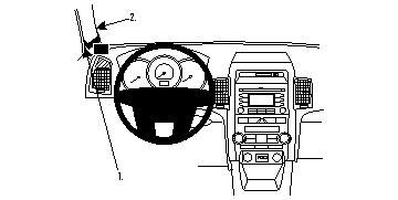 ProClip Monteringsbøyle Kia Sorento 10-12 i gruppen Billyd / Hva passer i min bil / Kia / Sorento / Sorento 2010-2014 hos BRL Electronics (240KIASOR10PROC)