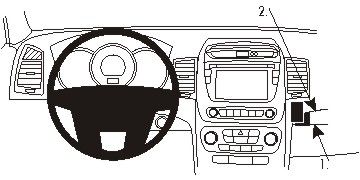 ProClip Monteringsbøyle Kia Sorento 13-14 i gruppen Billyd / Hva passer i min bil / Kia / Sorento / Sorento 2015-2020 hos BRL Electronics (240KIASOR13PROC)
