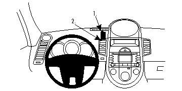 ProClip Monteringsbøyle Kia Soul 09-13 i gruppen Billyd / Hva passer i min bil  / Kia / Soul / Soul 2011- hos BRL Electronics (240KIASOU09PROC)